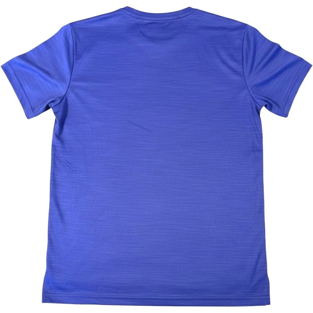 Nike Dri-FIT Shirt Mens Medium Blue Polyester Active Training Fit Heather Gym